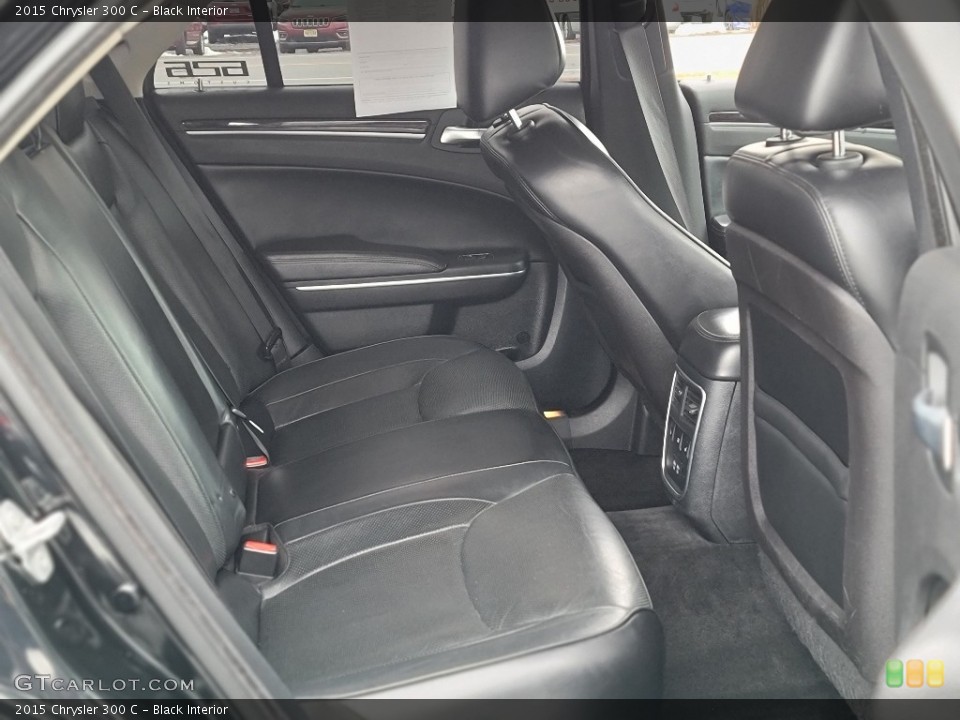 Black Interior Rear Seat for the 2015 Chrysler 300 C #141111134