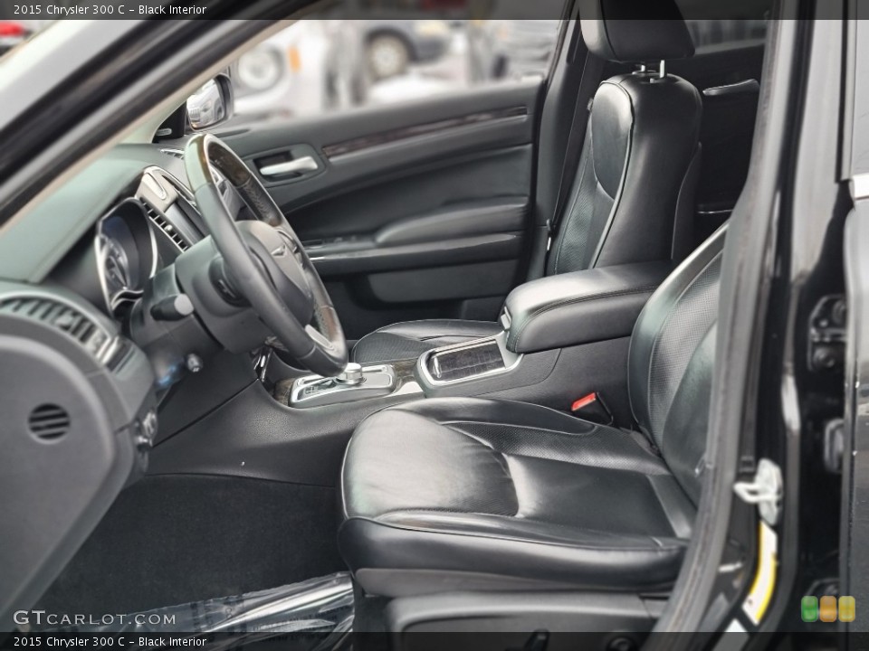 Black Interior Front Seat for the 2015 Chrysler 300 C #141111328