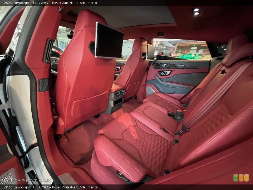 Rosso Alala/Nero Ade Interior Rear Seat for the 2020 Lamborghini Urus AWD #141111823