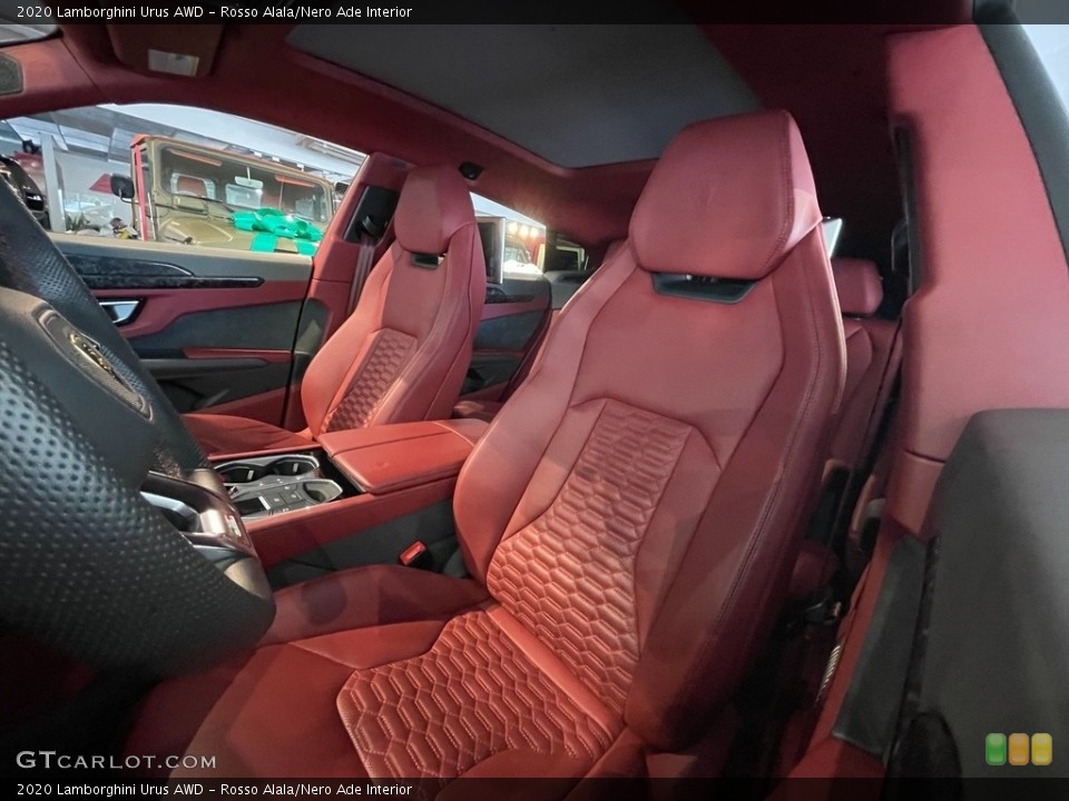 Rosso Alala/Nero Ade Interior Front Seat for the 2020 Lamborghini Urus AWD #141111844