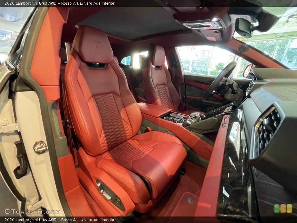 Rosso Alala/Nero Ade Interior Front Seat for the 2020 Lamborghini Urus AWD #141111946