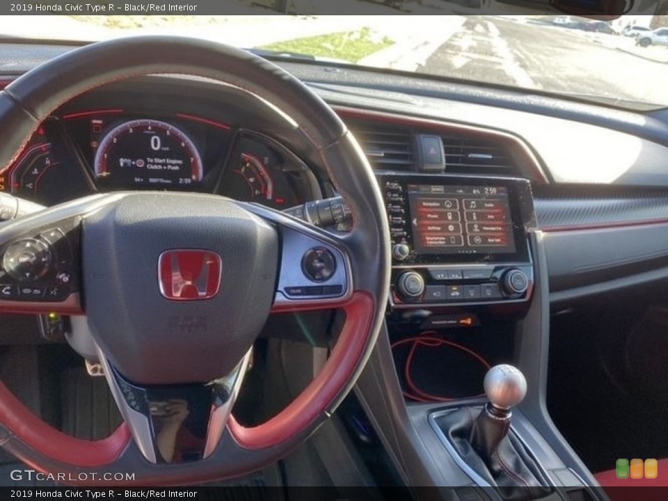 Black/Red Interior Dashboard for the 2019 Honda Civic Type R #141111964