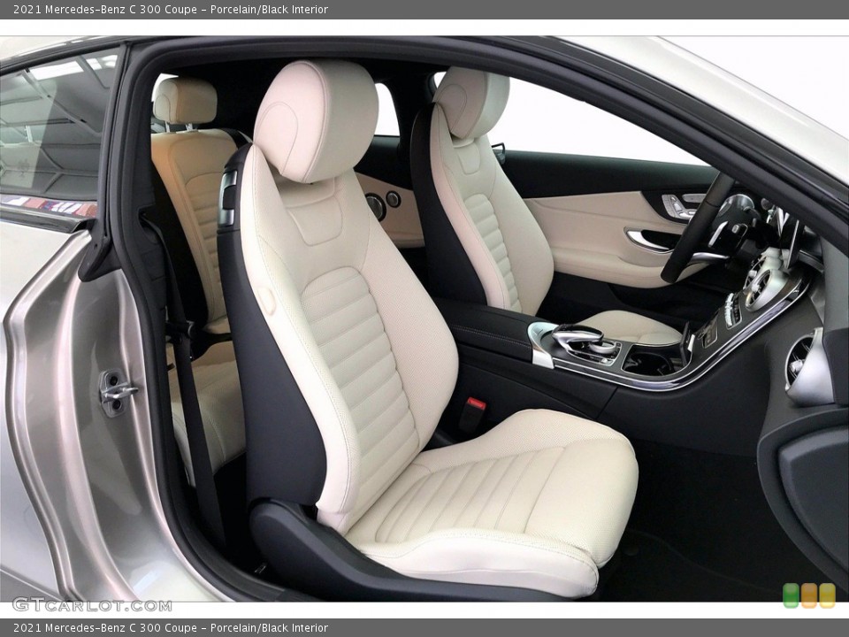 Porcelain/Black Interior Photo for the 2021 Mercedes-Benz C 300 Coupe #141112144