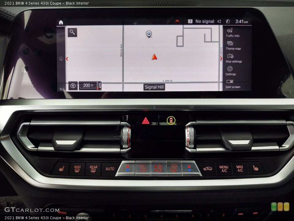 Black Interior Navigation for the 2021 BMW 4 Series 430i Coupe #141112582