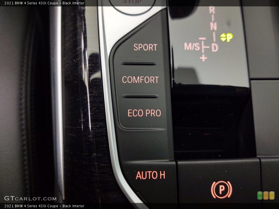 Black Interior Controls for the 2021 BMW 4 Series 430i Coupe #141112660