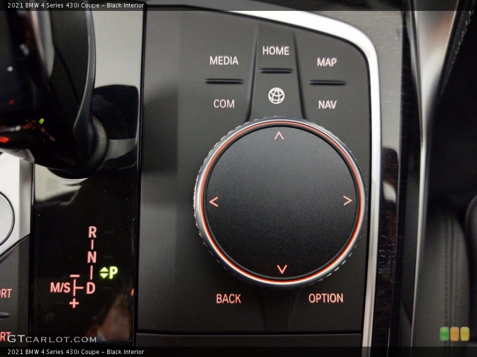 Black Interior Controls for the 2021 BMW 4 Series 430i Coupe #141112681