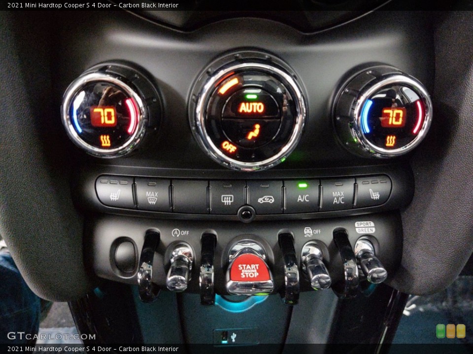 Carbon Black Interior Controls for the 2021 Mini Hardtop Cooper S 4 Door #141115360