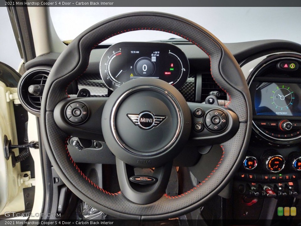 Carbon Black Interior Steering Wheel for the 2021 Mini Hardtop Cooper S 4 Door #141115552