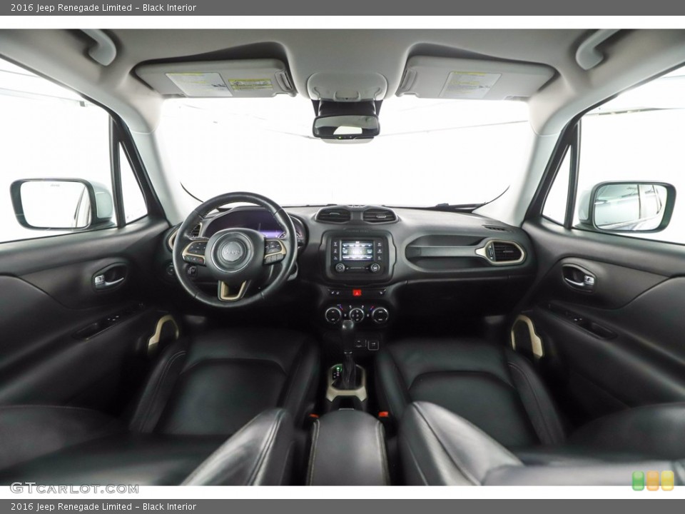 Black Interior Photo for the 2016 Jeep Renegade Limited #141115996