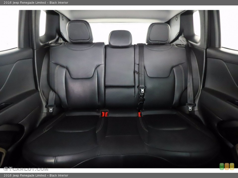 Black Interior Rear Seat for the 2016 Jeep Renegade Limited #141116044