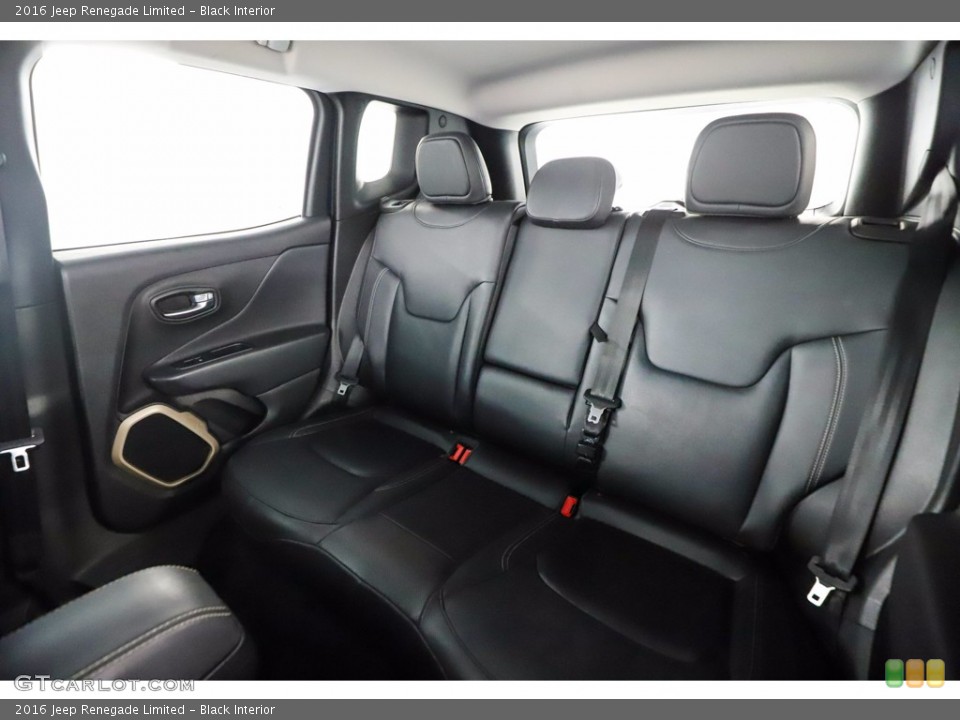 Black Interior Rear Seat for the 2016 Jeep Renegade Limited #141116050