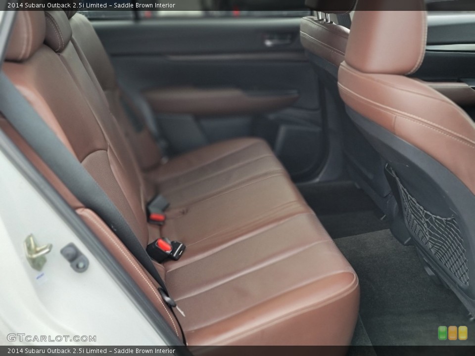 Saddle Brown Interior Rear Seat for the 2014 Subaru Outback 2.5i Limited #141125872