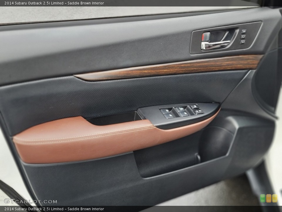 Saddle Brown Interior Door Panel for the 2014 Subaru Outback 2.5i Limited #141126049
