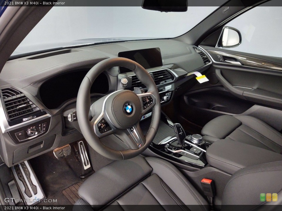 Black Interior Photo for the 2021 BMW X3 M40i #141126601
