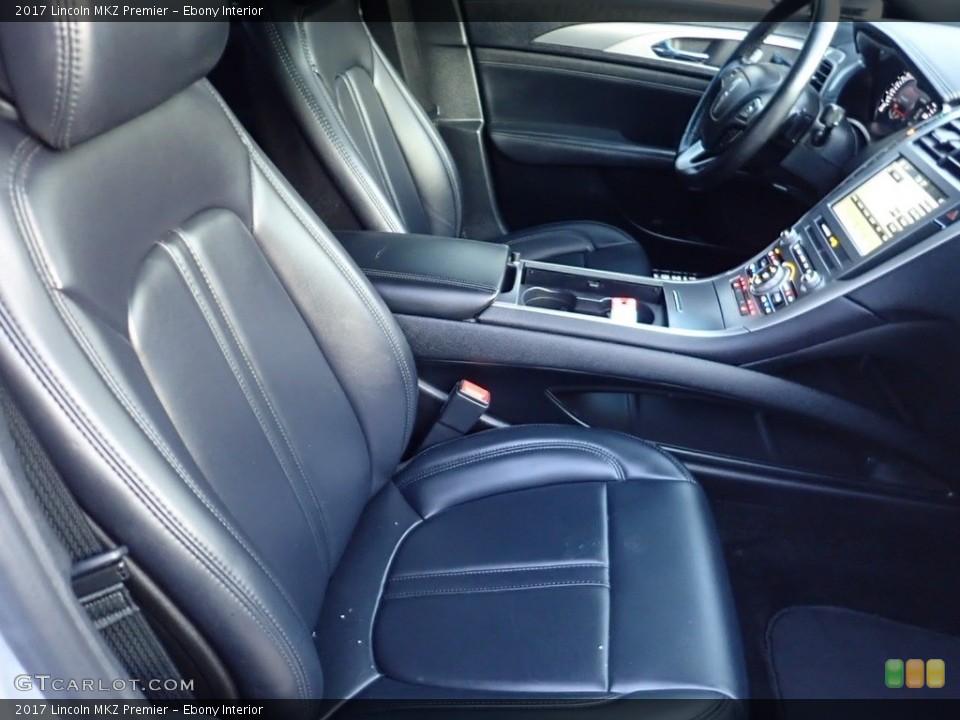 Ebony Interior Front Seat for the 2017 Lincoln MKZ Premier #141128370