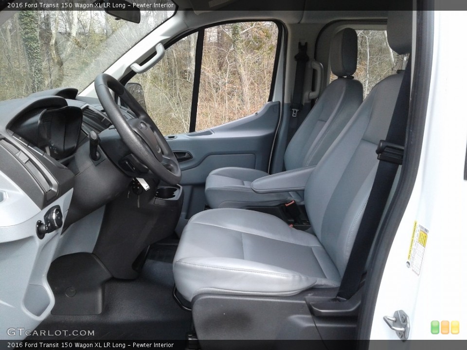Pewter Interior Photo for the 2016 Ford Transit 150 Wagon XL LR Long #141128411