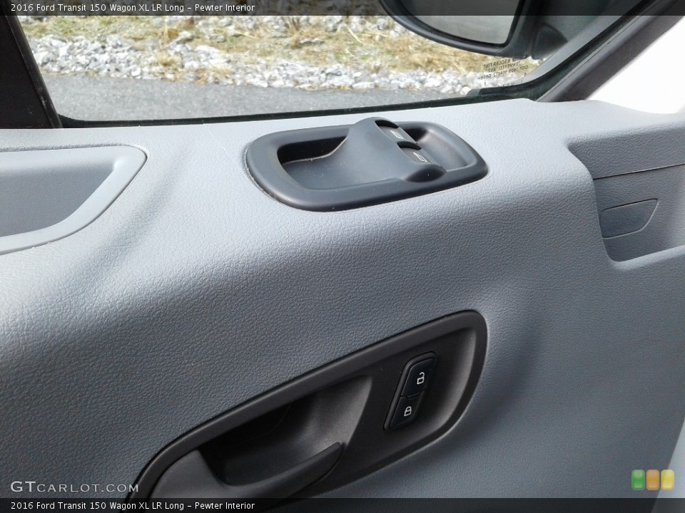 Pewter Interior Door Panel for the 2016 Ford Transit 150 Wagon XL LR Long #141128435