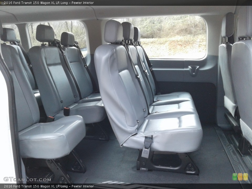 Pewter Interior Rear Seat for the 2016 Ford Transit 150 Wagon XL LR Long #141128486