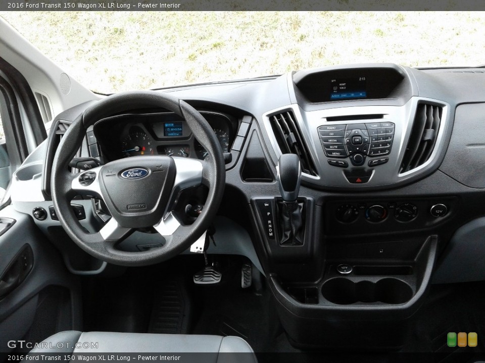 Pewter Interior Dashboard for the 2016 Ford Transit 150 Wagon XL LR Long #141128561