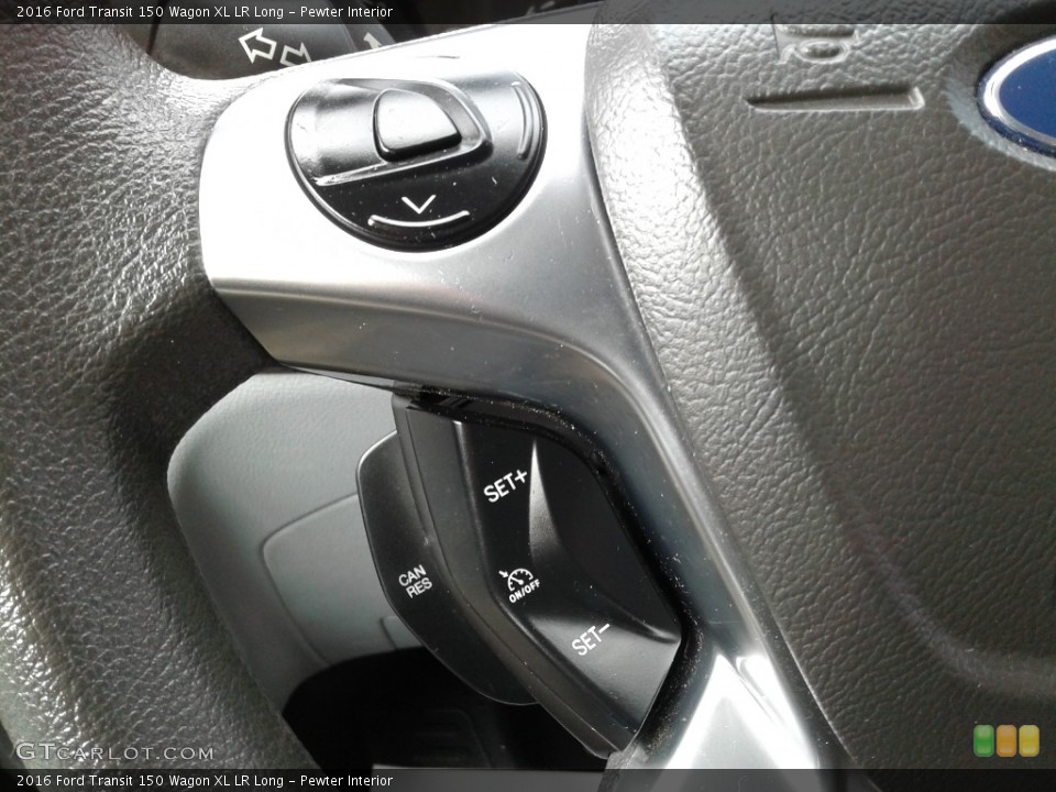 Pewter Interior Steering Wheel for the 2016 Ford Transit 150 Wagon XL LR Long #141128588
