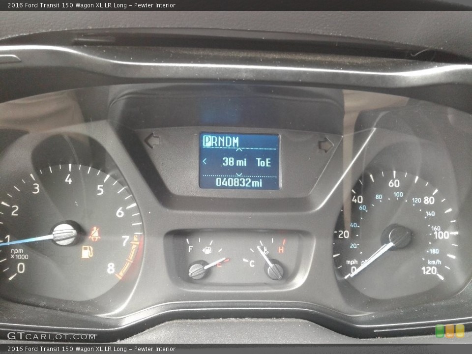 Pewter Interior Gauges for the 2016 Ford Transit 150 Wagon XL LR Long #141128615