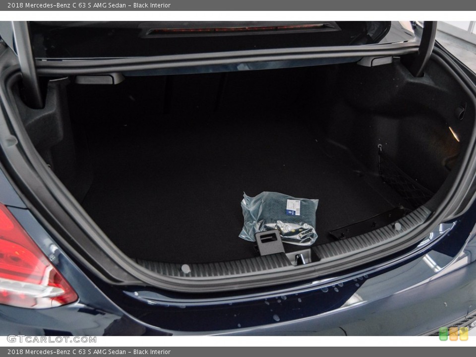 Black Interior Trunk for the 2018 Mercedes-Benz C 63 S AMG Sedan #141129632