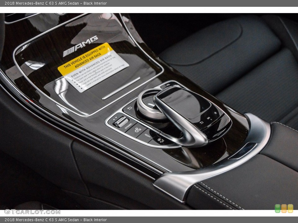 Black Interior Transmission for the 2018 Mercedes-Benz C 63 S AMG Sedan #141129761