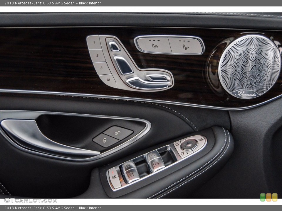Black Interior Controls for the 2018 Mercedes-Benz C 63 S AMG Sedan #141129871