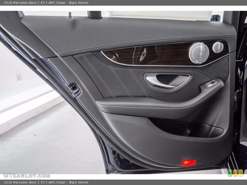 Black Interior Door Panel for the 2018 Mercedes-Benz C 63 S AMG Sedan #141129918
