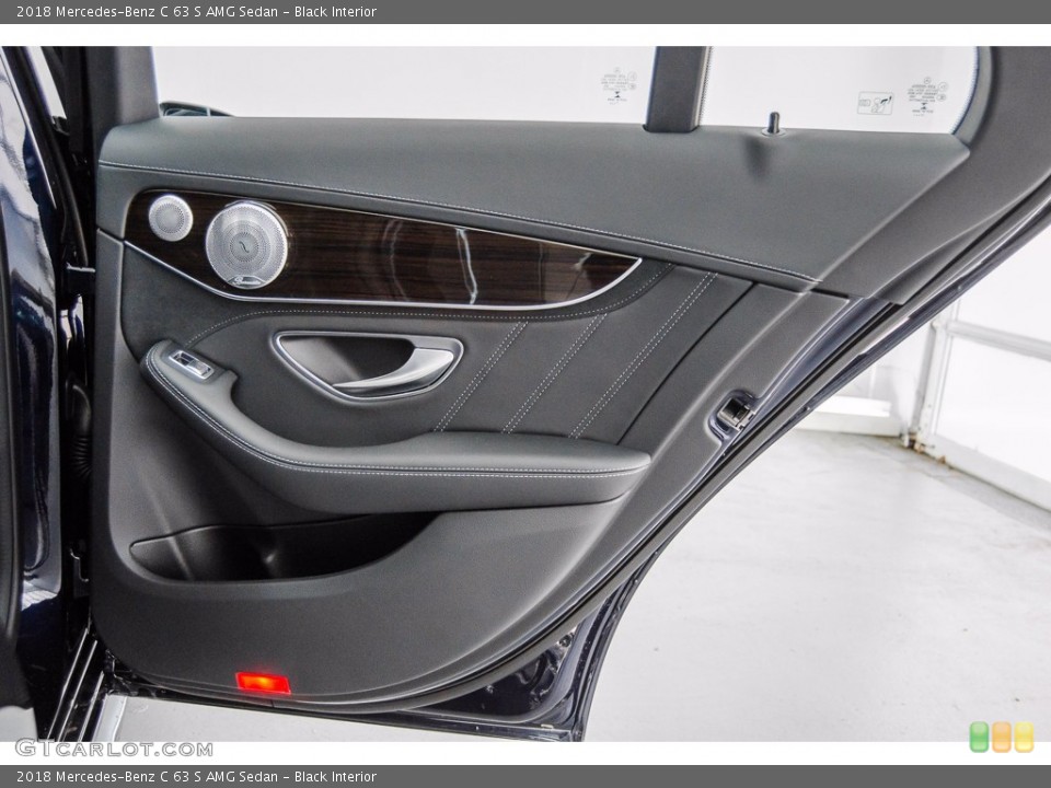 Black Interior Door Panel for the 2018 Mercedes-Benz C 63 S AMG Sedan #141130061