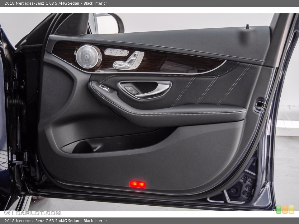 Black Interior Door Panel for the 2018 Mercedes-Benz C 63 S AMG Sedan #141130156