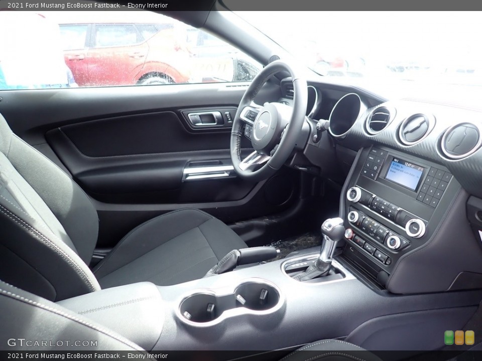 Ebony Interior Dashboard for the 2021 Ford Mustang EcoBoost Fastback #141133421