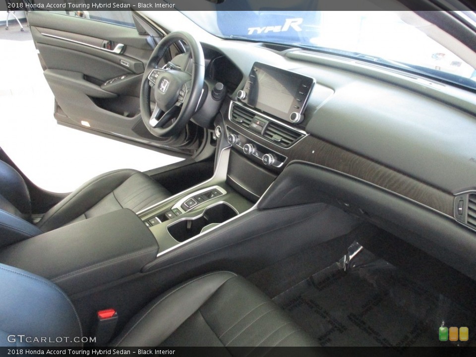 Black Interior Dashboard for the 2018 Honda Accord Touring Hybrid Sedan #141134561
