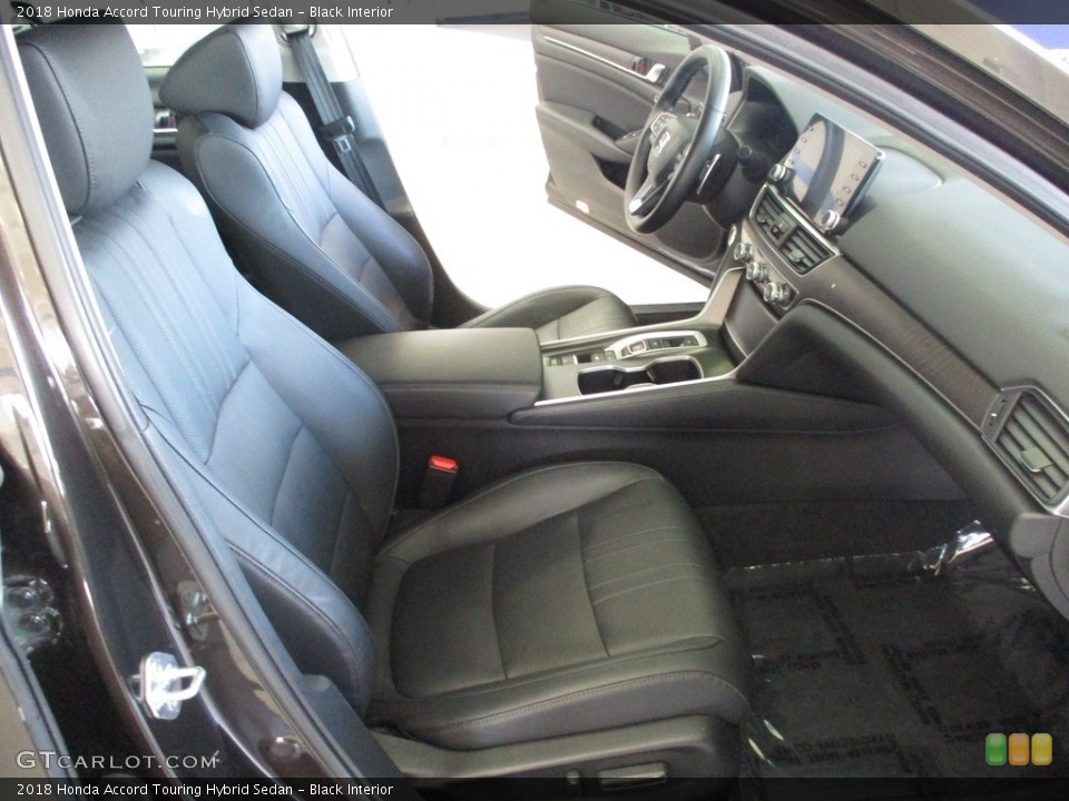 Black Interior Front Seat for the 2018 Honda Accord Touring Hybrid Sedan #141134582