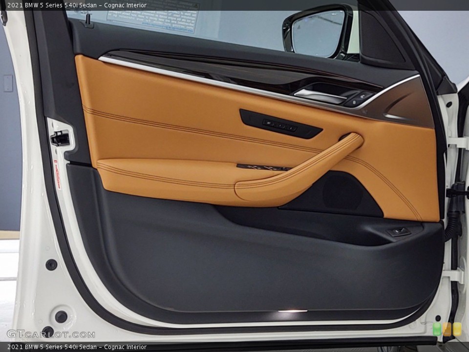 Cognac Interior Door Panel for the 2021 BMW 5 Series 540i Sedan #141135576