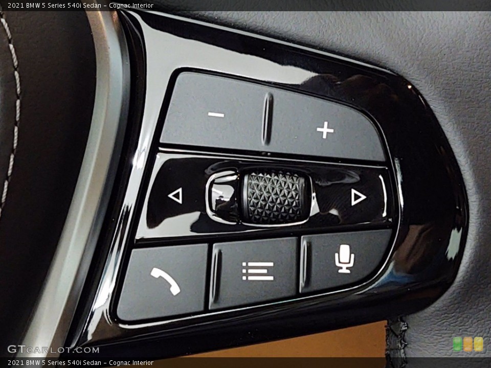 Cognac Interior Steering Wheel for the 2021 BMW 5 Series 540i Sedan #141135720