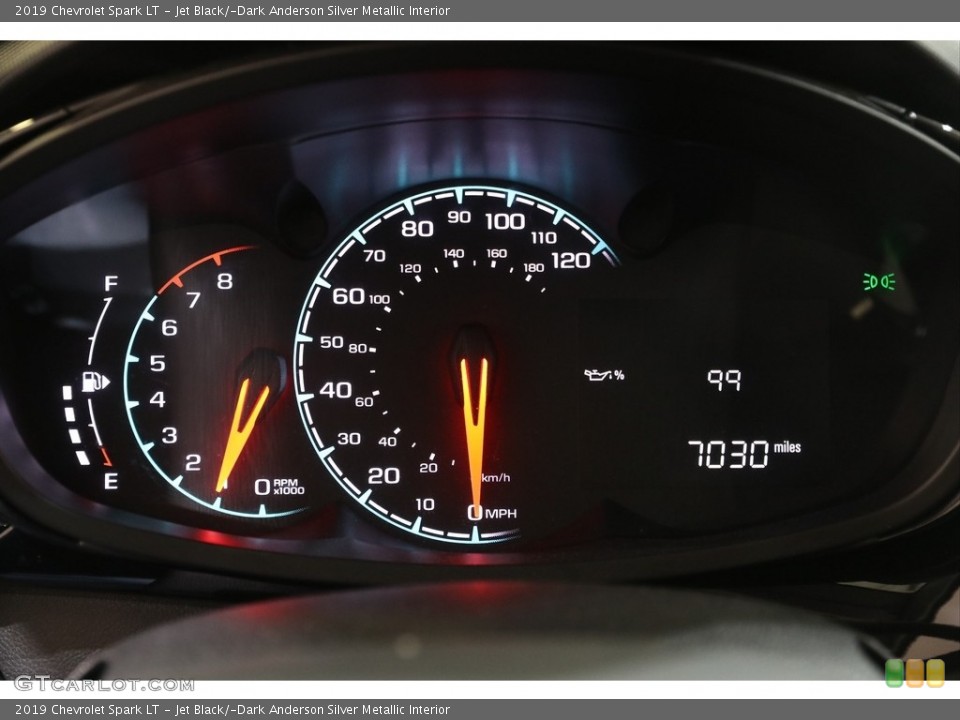 Jet Black/­Dark Anderson Silver Metallic Interior Gauges for the 2019 Chevrolet Spark LT #141137379
