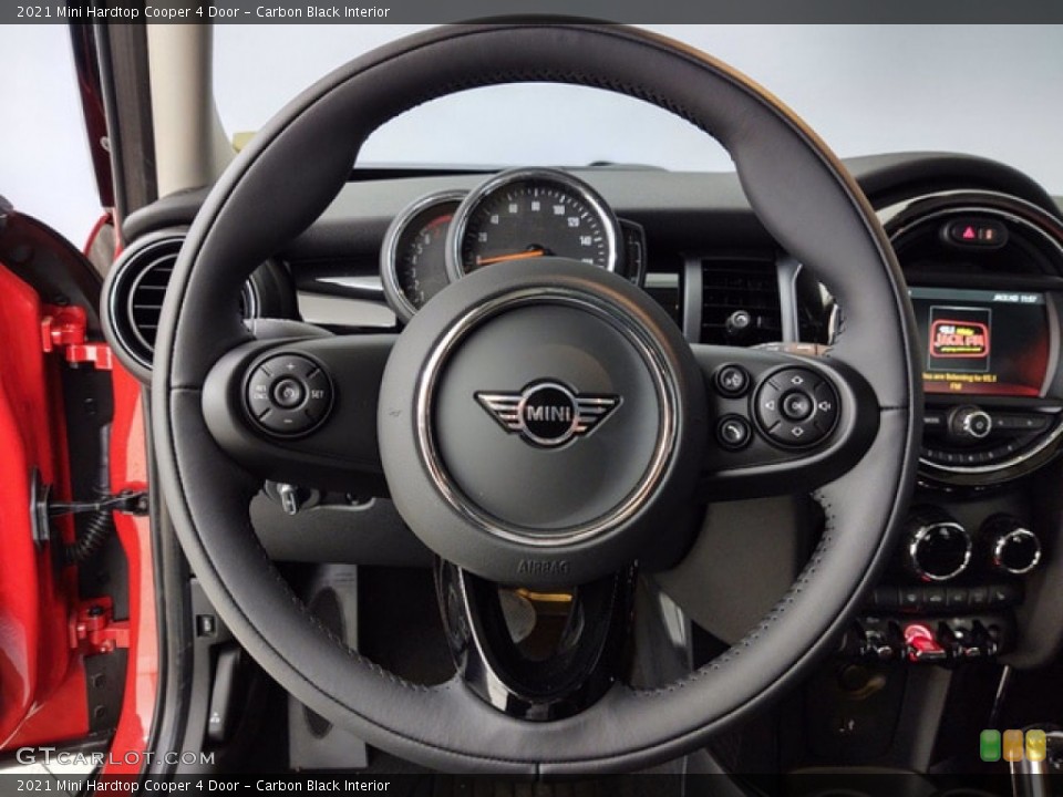 Carbon Black Interior Steering Wheel for the 2021 Mini Hardtop Cooper 4 Door #141142015