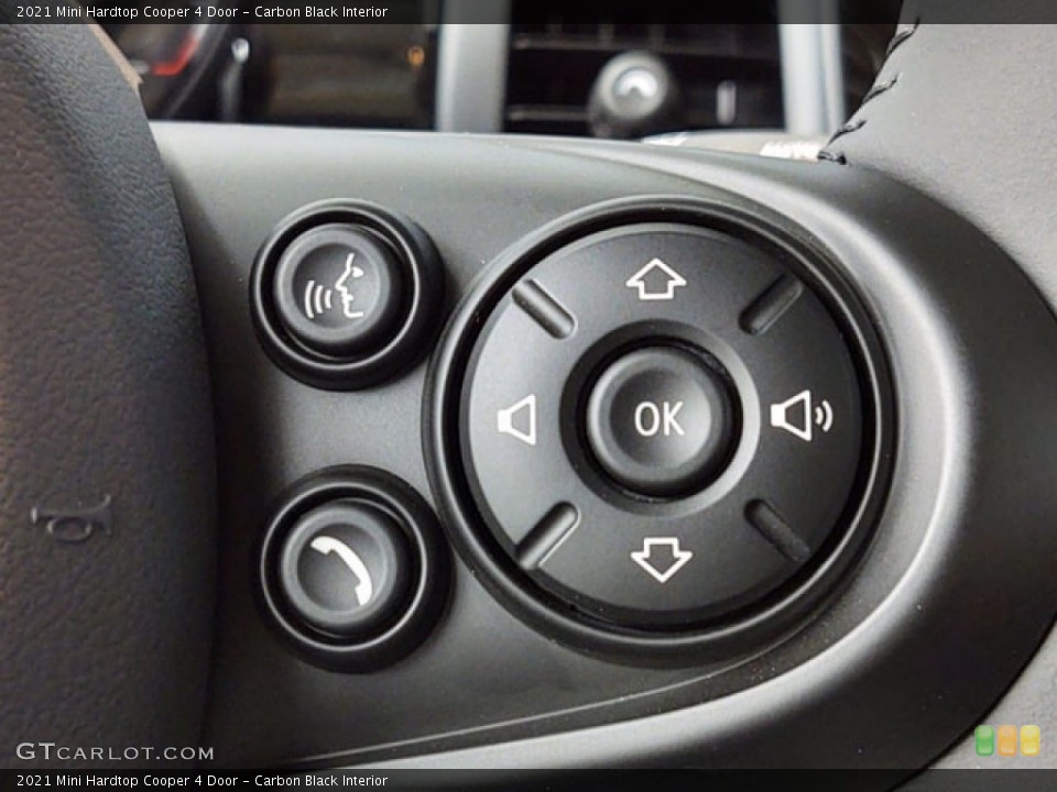 Carbon Black Interior Steering Wheel for the 2021 Mini Hardtop Cooper 4 Door #141142060