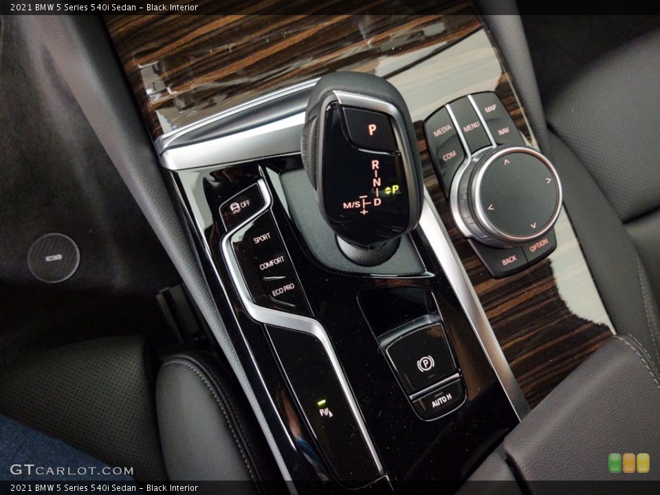Black Interior Transmission for the 2021 BMW 5 Series 540i Sedan #141145144