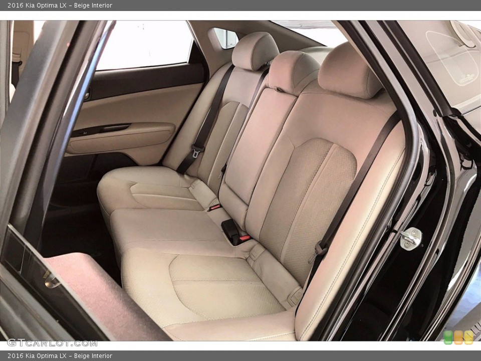 Beige Interior Rear Seat for the 2016 Kia Optima LX #141145759