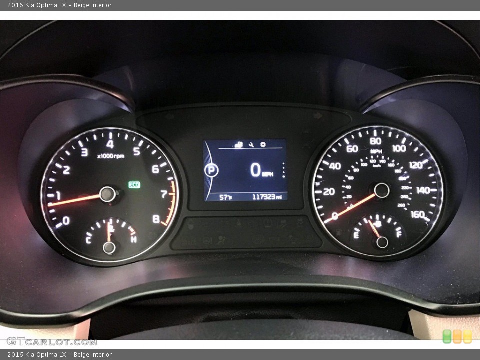 Beige Interior Gauges for the 2016 Kia Optima LX #141145792