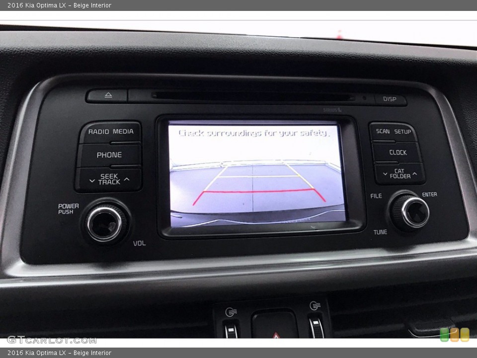 Beige Interior Controls for the 2016 Kia Optima LX #141145804