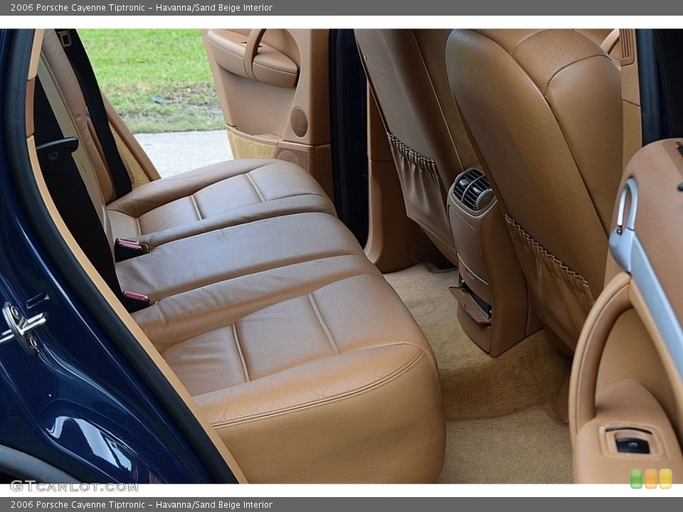 Havanna/Sand Beige Interior Rear Seat for the 2006 Porsche Cayenne Tiptronic #141147644