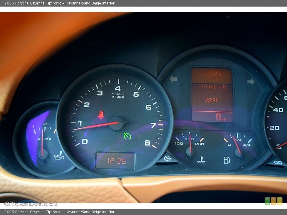 Havanna/Sand Beige Interior Gauges for the 2006 Porsche Cayenne Tiptronic #141147920