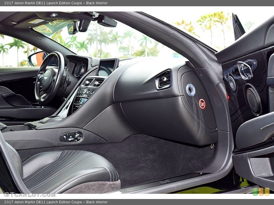 Black Interior Dashboard for the 2017 Aston Martin DB11 Launch Edition Coupe #141148430