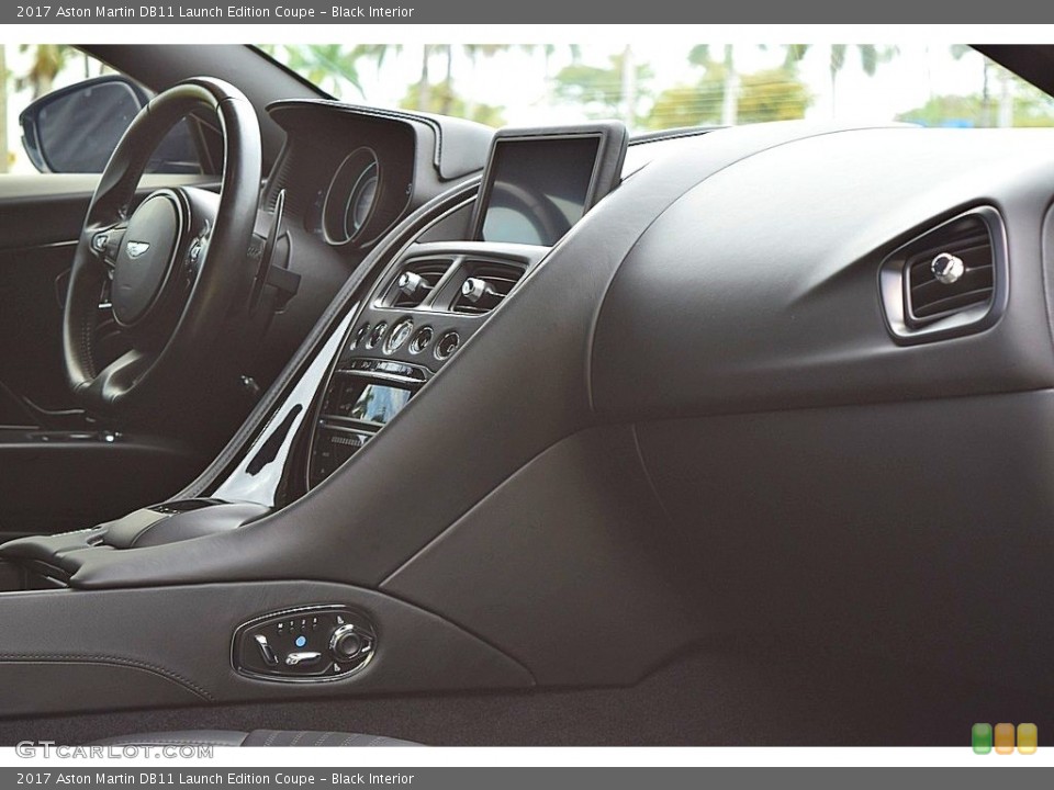Black Interior Controls for the 2017 Aston Martin DB11 Launch Edition Coupe #141148442
