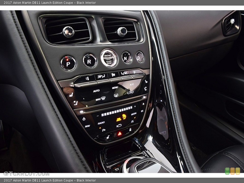 Black Interior Controls for the 2017 Aston Martin DB11 Launch Edition Coupe #141148964