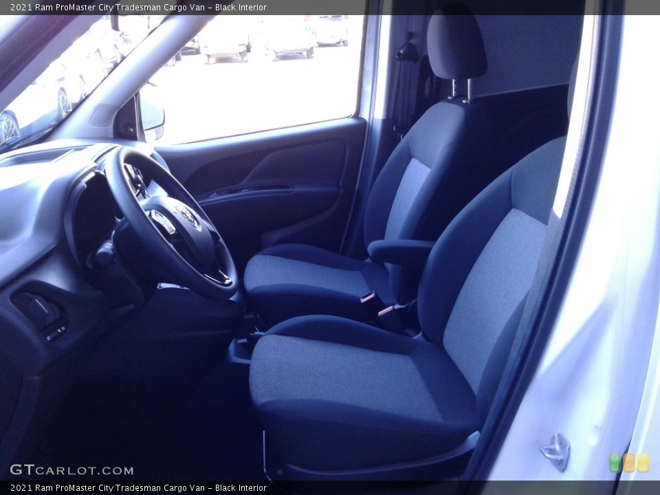 Black Interior Front Seat for the 2021 Ram ProMaster City Tradesman Cargo Van #141154464