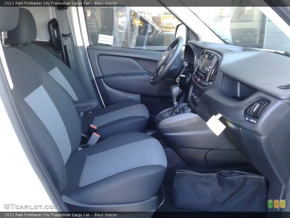 Black Interior Front Seat for the 2021 Ram ProMaster City Tradesman Cargo Van #141154587